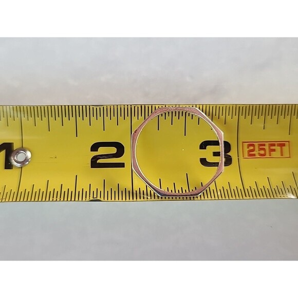 Pure Vida 925 Sterling Silver Edgy Band Ring, Size US 9.5 - Picture 8 of 10